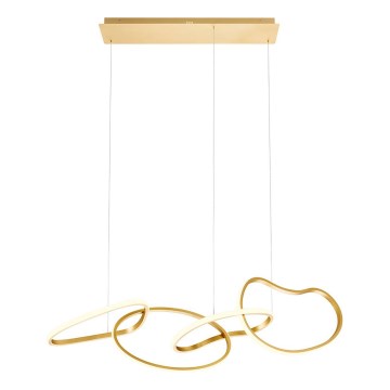 Redo 01-3389 - LED-dimbare hanglamp aan kabel BIAS LED/90W/230V 3000/4500/6500K CRI 90 goud