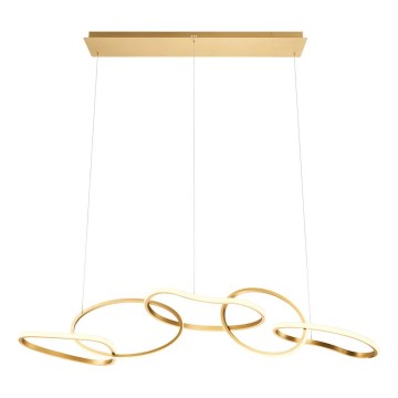 Redo 01-3392 - Dimbare LED-kroonluchter aan kabel BIAS LED/120W/230V 3000/4500/6500K CRI 90 goudkleurig