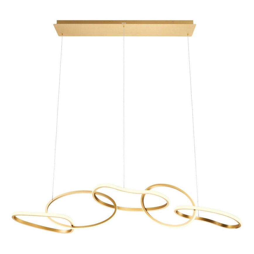 Redo 01-3392 - Suspension LED dimmable sur câble BIAS LED/120W/230V 3000/4500/6500K IRC 90 dorée