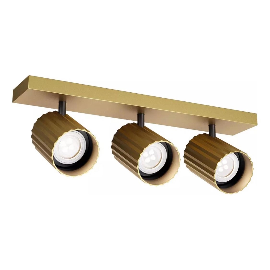 Redo 01-3405 - Plafondspot DELPHI 3xGU10/7W/230V goud