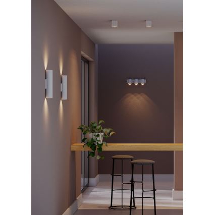 Redo 01-3407 - DELPHI spotarmatuur 1xGU10/7W/230V 8,1x8,1 cm wit