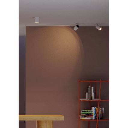 Redo 01-3407 - Spot DELPHI 1xGU10/7W/230V 8,1x8,1 cm blanc