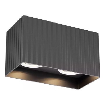 Redo 01-3412 - Spotlamp DELPHI 2xGU10/7W/230V 16,1x8,1 cm zwart