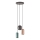 Redo 01-3480 - Hanglamp aan een koord BOOM 3xGU10/10W/230V diameter 33 cm zwart/groen/bruin