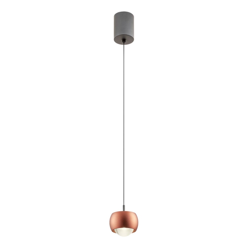 Redo 01-3548 - LED Hanglamp aan een koord AVES LED/12W/230V diameter 9,6 cm CRI 90 koper