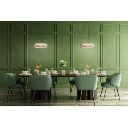 Redo 01-3592 - Suspension filaire SOLERA LED/36W/230V d. 45 cm CRI 93 3000/4000K gris