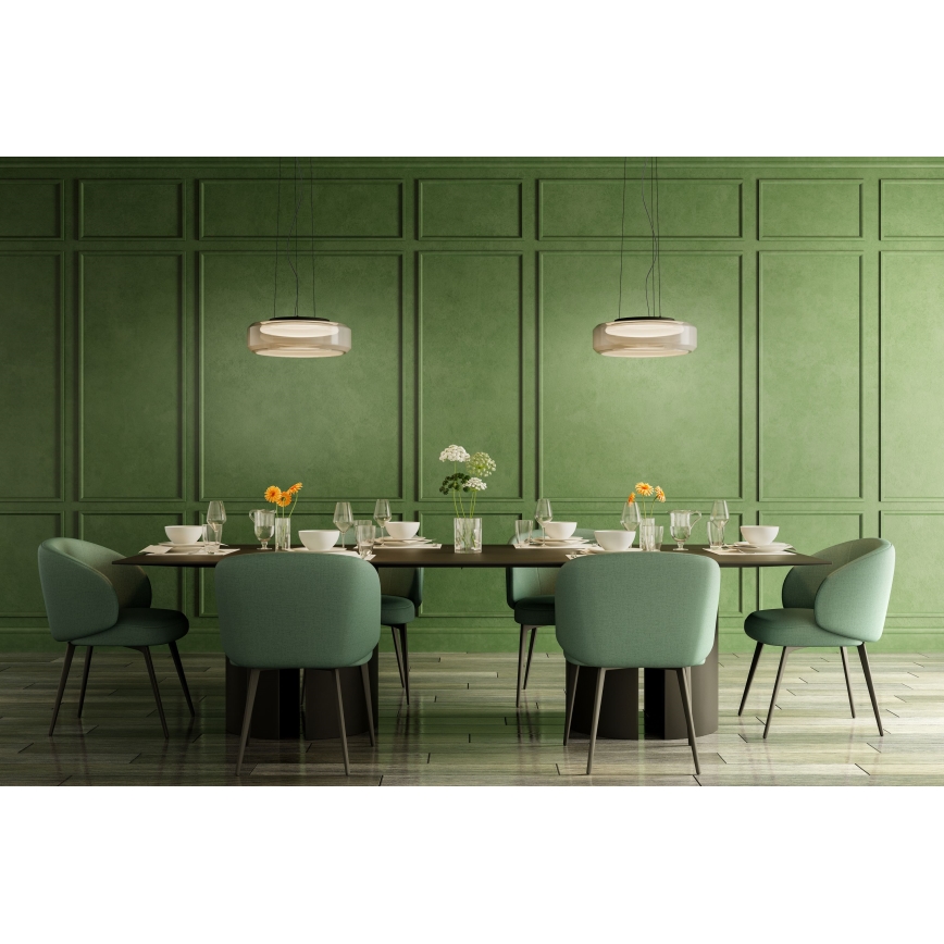 Redo 01-3592 - Suspension filaire SOLERA LED/36W/230V d. 45 cm CRI 93 3000/4000K gris