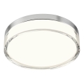 Redo 01-3727 - LED Badkamer plafondlamp FRISBI LED/12W/230V diameter 23 cm CRI 90 3000/4000K IP44 glanzend chroom