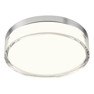 Redo 01-3727 - LED Badkamer plafondlamp FRISBI LED/12W/230V diameter 23 cm CRI 90 3000/4000K IP44 glanzend chroom
