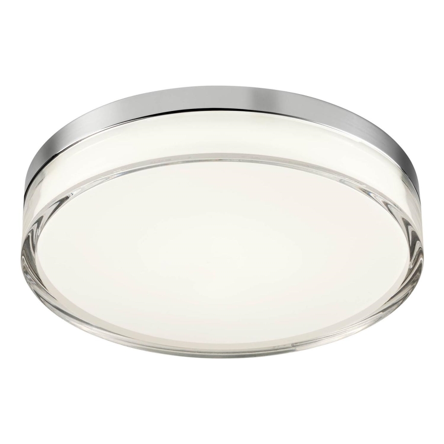 Redo 01-3728 - LED Badkamer plafondlamp FRISBI LED/18W/230V diameter 28 cm CRI 90 3000/4000K IP44 glanzend chroom