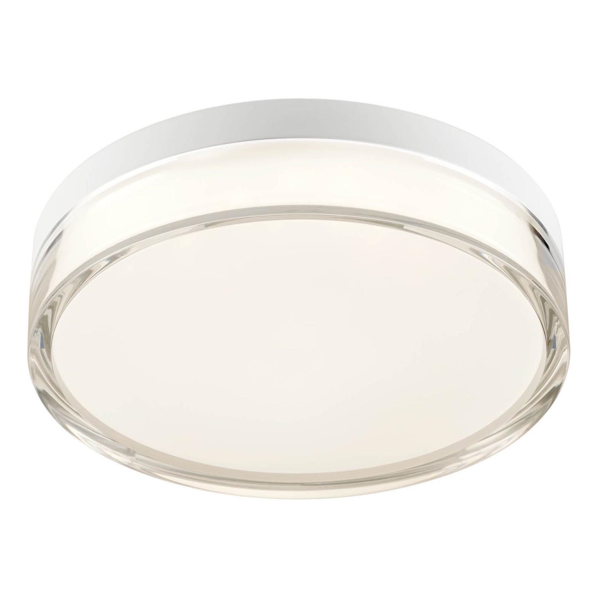 Redo 01-3731 - Plafonnier salle de bain FRISBI LED/12W/230V d. 23 cm CRI 90 3000/4000K IP44 blanc