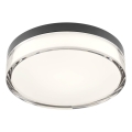 Redo 01-3735 - LED Badkamer plafondlamp FRISBI LED/12W/230V diameter 23 cm CRI 90 3000/4000K IP44 zwart