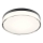 Redo 01-3736 - LED Badkamer plafondlamp FRISBI LED/18W/230V diameter 28 cm CRI 90 3000/4000K IP44 zwart
