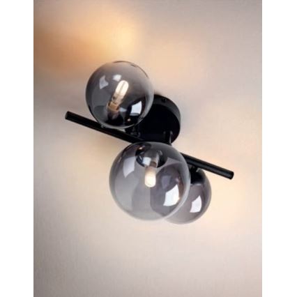 Redo 01-3988 - Bevestigde hanglamp ASTRA 3xG9/8W/230V zwart