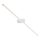 Redo 01-4034 - Éclairage de miroir salle de bain ROW LED/18W/230V 90 cm IP44 blanc