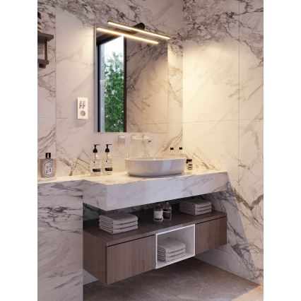 Redo 01-4036 - Éclairage de miroir salle de bain ROW LED/18W/230V 90 cm IP44 noir