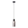 Redo 01-4044 - Hanglamp aan een koord ATLANTIS 1xE27/42W/230V diameter 11 cm zwart
