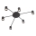Redo 01-4052 - Spot NOA 6xGU10/10W/230V zwart