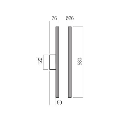 Redo 01-4057 - Applique murale LED dimmable NIKOS LED/10W/230V 3000K IRC 90 blanche