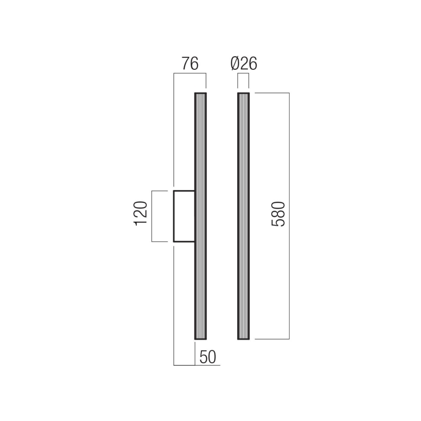 Redo 01-4057 - Dimbare LED-wandlamp NIKOS LED/10W/230V 3000K CRI 90 wit