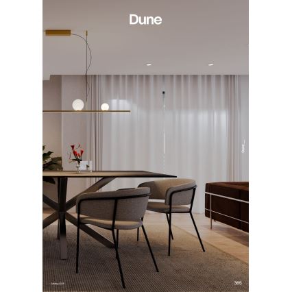 Redo 01-4301 - Dimbare LED-hanglamp aan kabel DUNE LED/48W/230V 3000K CRI 90 wit/goud