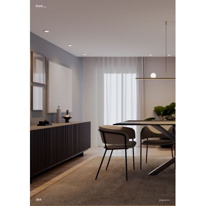 Redo 01-4301 - Suspension LED dimmable sur câble DUNE LED/48W/230V 3000K IRC 90 blanc/or