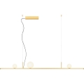 Redo 01-4301 - Suspension LED dimmable sur câble DUNE LED/48W/230V 3000K IRC 90 blanc/or