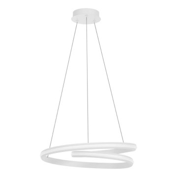 Redo 01-4360 - Dimbare LED-pendel aan staalkabel TORSION LED/40W/230V 2700/3000/4000K CRI 90 Ø 56 cm wit