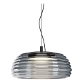 Redo 01-4543 - Dimbare LED-hanglamp aan kabel ONDULA LED/16W/230V 2700K/3000K CRI 90 Ø 41 cm zwart/rookglas