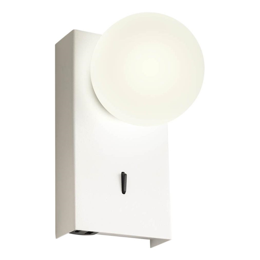 Redo 01-4656 - LED wandlamp NORMA LED/5W/230V CRI 90 USB wit