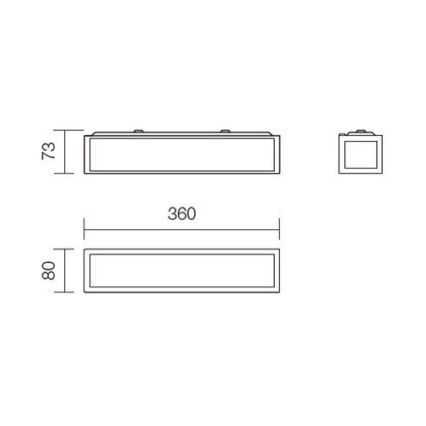 Redo 01-703 - Badkamerwandlamp EGO 2xE14/28W/230V 36 cm IP44 glanzend chroom