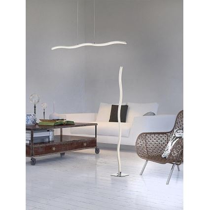 Redo 01-893 - LED-kroonluchter PULSE aan kabel, LED/23,1W/230V, mat chroom