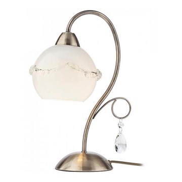 Redo 02-858 - Kristallen tafellamp VERA 1xE27/42W/230V