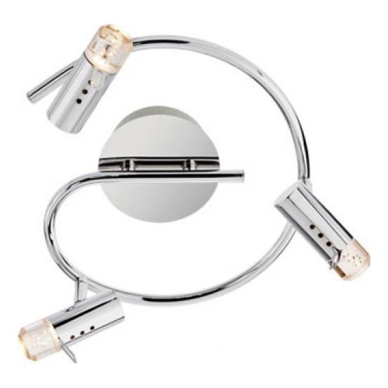 Redo 04-331 - LED-spot SLIM 3xLED/4W/230V hoogglans chroom