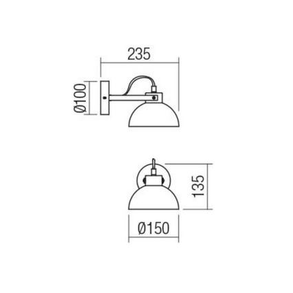 Redo 04-511 - Applique murale enfant EOLO 1xE27/42W/230V