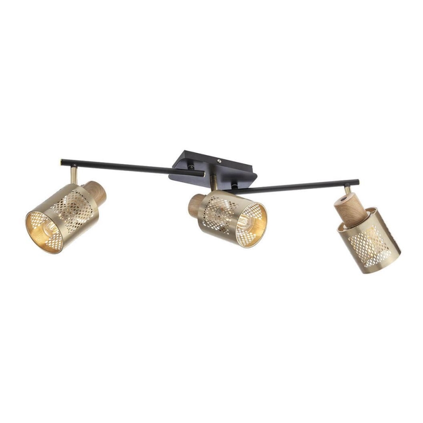Redo 04-521 - Bevestigde hanglamp BASKET 3xE27/42W/230V brons