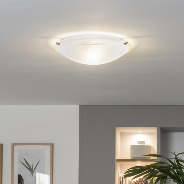 Redo 05-391 - Plafondlamp VIRGINIA 2xE27/42W/230V Ø 40 cm crèmekleurig