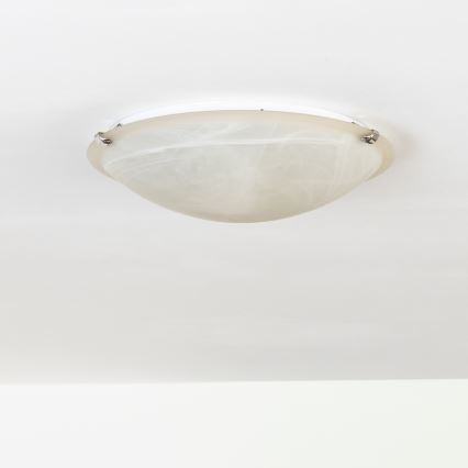 Redo 05-391 - Plafondlamp VIRGINIA 2xE27/42W/230V Ø 40 cm crèmekleurig