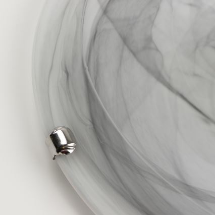 Redo 05-393 - Plafondlamp VIRGINIA 2xE27/42W/230V Ø 40 cm grijs