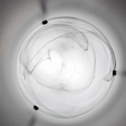 Redo 05-393 - Plafondlamp VIRGINIA 2xE27/42W/230V Ø 40 cm grijs