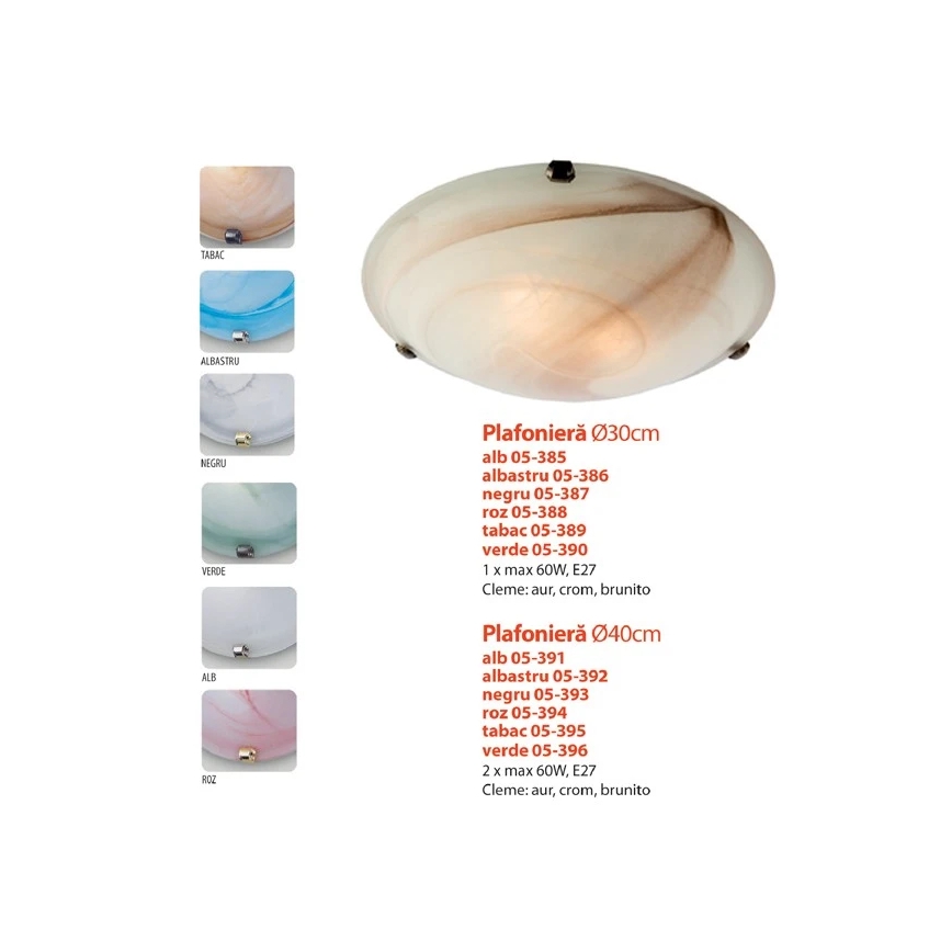 Redo 05-393 - Plafonnier VIRGINIA 2xE27/42W/230V Ø 40 cm beige