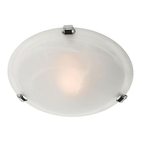 Redo 05-677 - Plafonnier VIRGINIA 1xE27/42W/230V d. 25 cm blanc