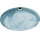 Redo 05-682 - Plafonnier VIRGINIA 1xE27/42W/230V d. 25 cm bleu