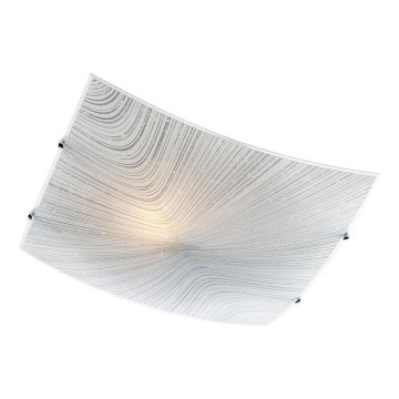 Redo 05-812 - Plafonnier SHAKE 1xE27/42W/230V 29,5x29,5 cm blanc
