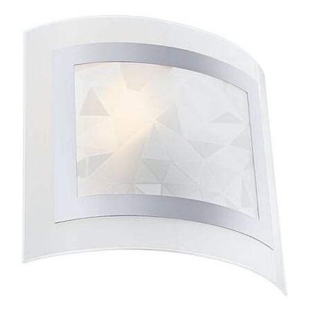 Redo 05-827 - Applique murale SPECTRE 1xE27/42W/230V chrome brillant/blanc
