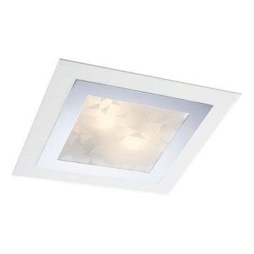 Redo 05-828 - Plafonnier SPECTRE 1xE14/28W/230V 30x30 cm chromé brillant/blanc