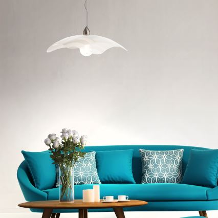 Redo 05-877 - Hanglamp aan kabel COCOON 1xE27/42W/230V crème
