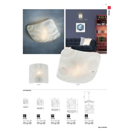 Redo 05-877 - Suspension sur câble COCOON 1xE27/42W/230V crème