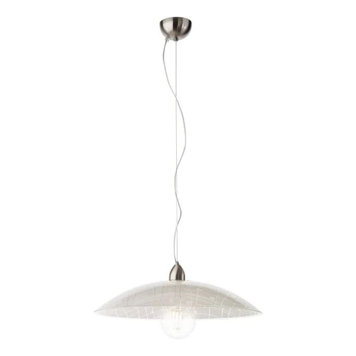 Redo 05-891 - Hanglamp aan een koord GRAF 1xE27/42W/230V diameter 40 cm wit
