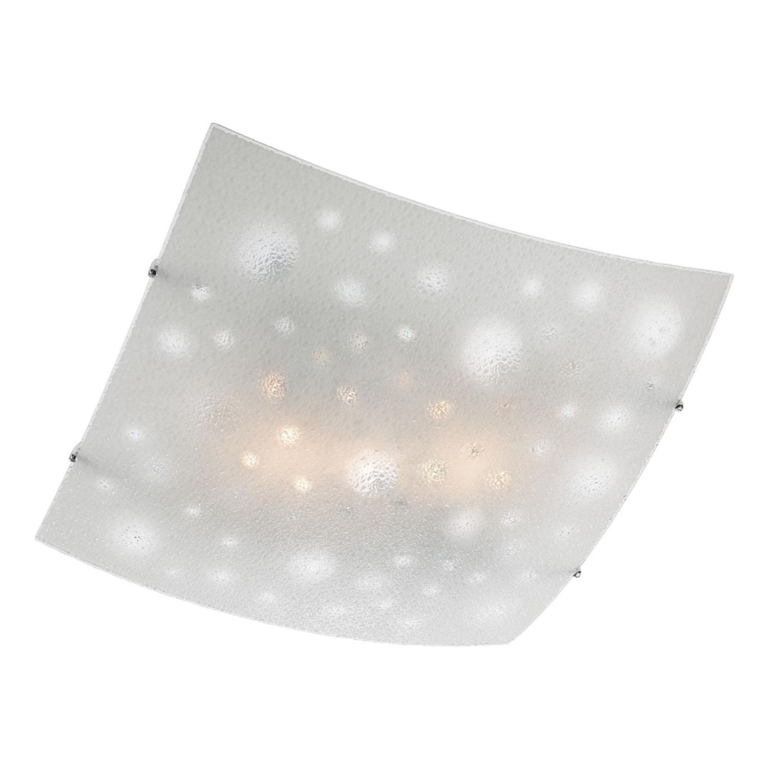 Redo 05-905 - Plafonnier ISIDE 2xE27/42W/230V 39x39 cm transparent